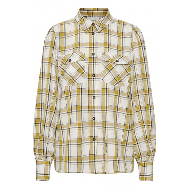 GESTUZ Chloe ls shirt AO20 Skjorter Nory.no Offwhite Chloe Shirt | One & Other | Skjorter & bluser