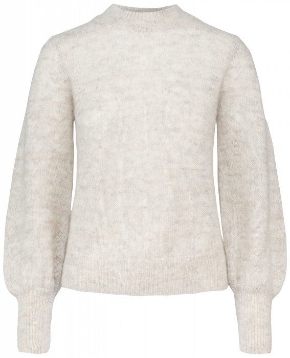 MAUD FANCY MOHAIR BEIGE STRIKKET GENSER Gensere Nory.no FANCY MOHAIR BLÅ STRIKKEGENSER | Hoyer.no
